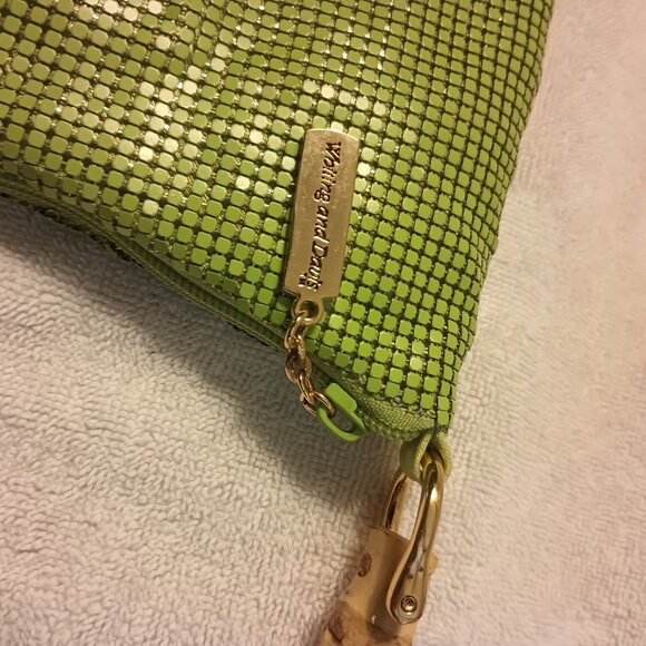 Whiting and Davis Green Chainmail Bag. - Picture 3 of 6